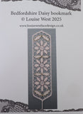 Bedfordshire Spring Daisy Bookmark pattern sheet