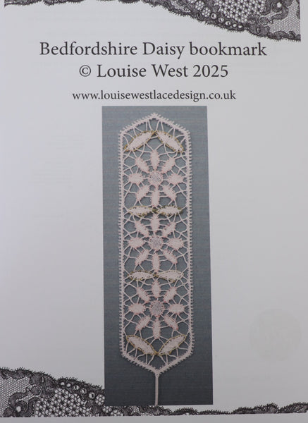 Bedfordshire Spring Daisy Bookmark pattern sheet