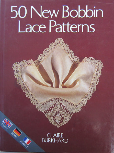 50 New Bobbin Lace Patterns by Claire Burkhard