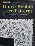 H54 Dutch Bobbin Lace Patterns, Withof and Duchesse, Yvonne Scheele-Kerkhof
