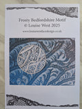 Frosty Bedfordshire Motif pattern sheet.