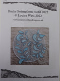Bucks Point Swimathon motif 2022 pattern sheet