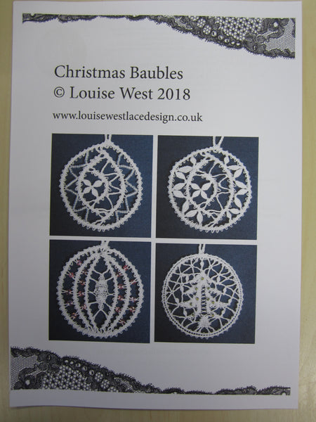 Bedfordshire Christmas baubles pattern