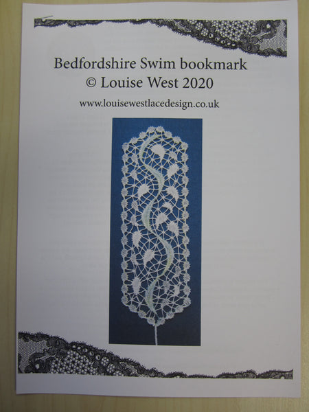 Bedfordshire swim inspired bookmark