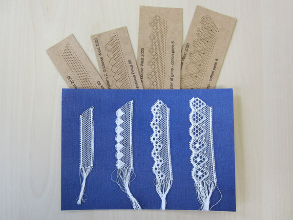 Ready to work pattern pack 1 for Bucks Point Lace Workbook