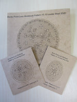 Ready to work pattern pack 4 for Bucks Point Lace Workbook
